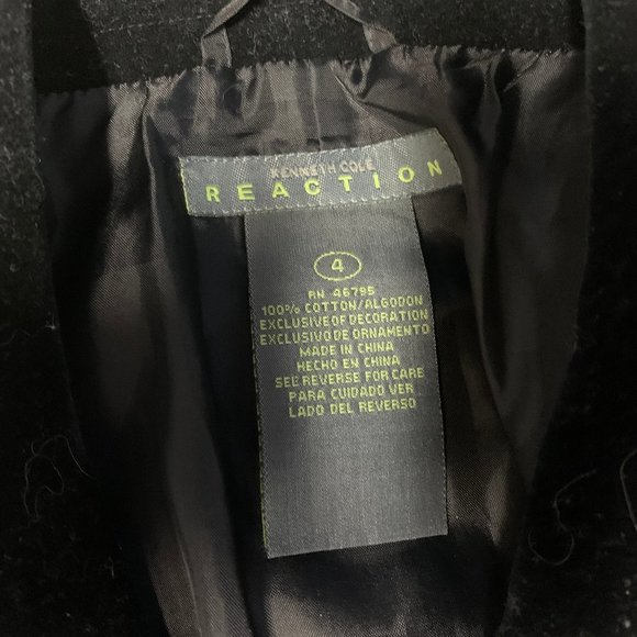 Reaction Kenneth Cole Black Kids Pea Coat - Picture 2 of 3